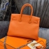 Hermes Birkin Genuine Togo leather 30cm orange  HOGTL6765777 